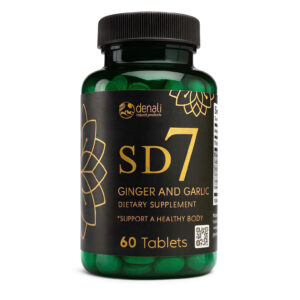SD7 Dietary Supplement with Spinach Powder, Garlic powder,Ginger powder, Yellow Tumeric powder